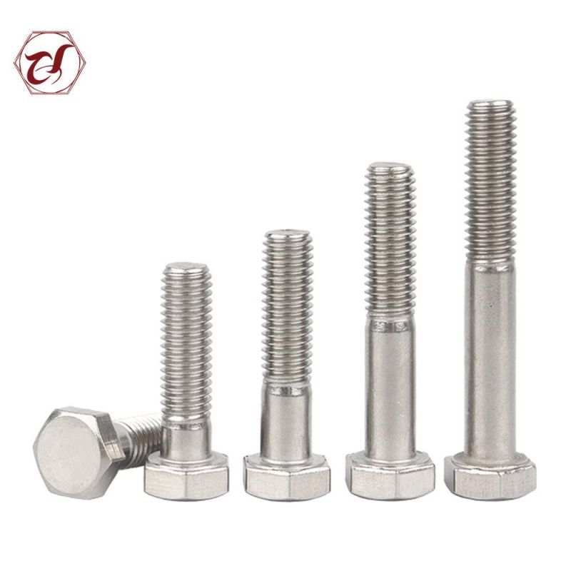 304 Stainless Steel Hex Bolt and Nuts /DIN933/DIN931 Hex Bolt/Common Bolt