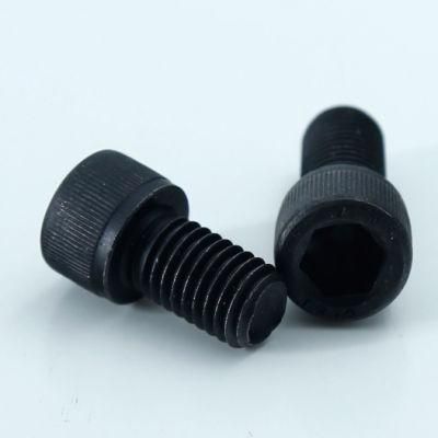 DIN 912 Hex Socket Cap Screw Hex Socket Head Bolt Allen Bolt Knurling Carbon Steel Black Galvanized