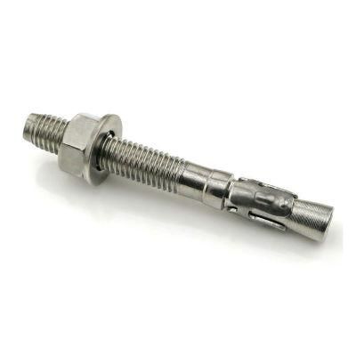 Wedge Anchor Bolt Stainless Steel 304 Hardware Fasteners Expansion Anchor A2 70 Anchor Bolt Bolt and Nut