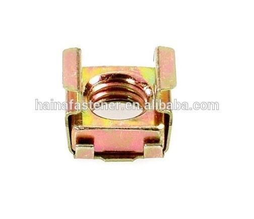 High Quality M6 Color Zinc Plated Carbon Steel Cage Nut