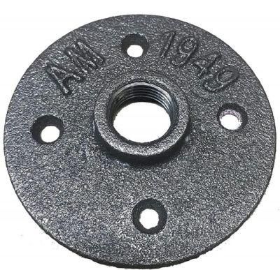 1/2&quot; Black Floor Flange for Home Decoration