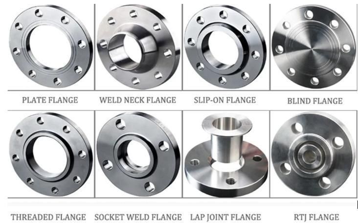 ASME/ANSI/DIN/En/GOST/BS/Uni/RF/FF/Rtj/150#-2500# Carbon Steel /Stainless Steel /Alloy Steel Forged Wn/So/Th/Pl/Sw/Lj/Bl Flange