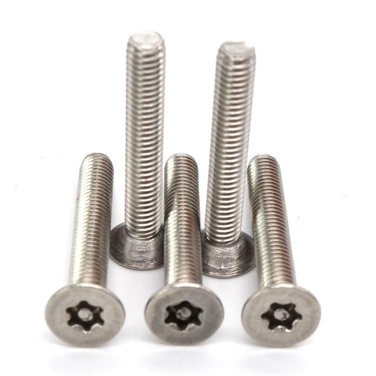 Countersunk Torx Flat Head Security Head Screw with Pin