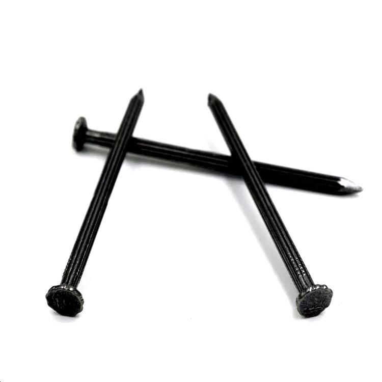 Screw Shank Black Steel Concrete Nail with Screw Shank
