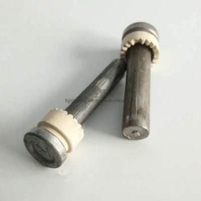 Plain - Cheese - Shaped Head Studs for Welding - Grade 4.6 - 16 - ISO 13918 - Carbon Steel