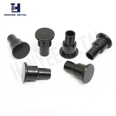 Customized Hardware Black Flat Head Shoulder Rivet with Hollow End