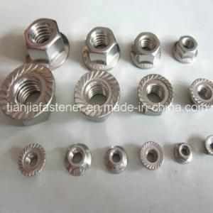 Hot Sales Zinc Plated Hexagon Nuts with Flange