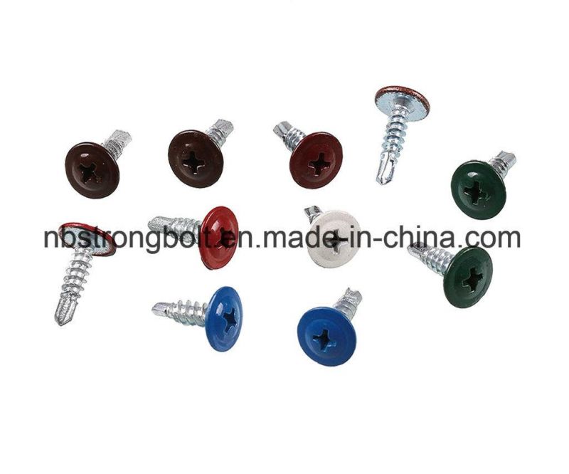 Modify Truss Head Self Drilling Screw with Zinc Black Phosphated More Than 10 Years Produce Expricence Factory