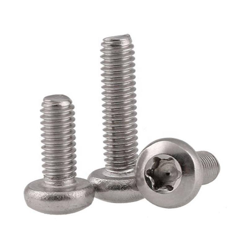 Stainless Steel 304 ISO7380 Torx Pan Head Socket Screw