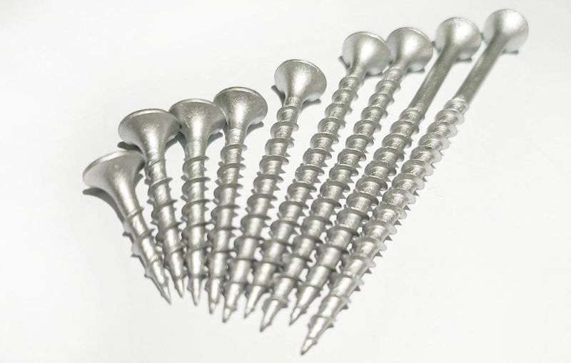 Bugle Head Deck Screw Coarse Thread Fasteners Silver Dacromet Drywall Nail / Decking Screw Made in China