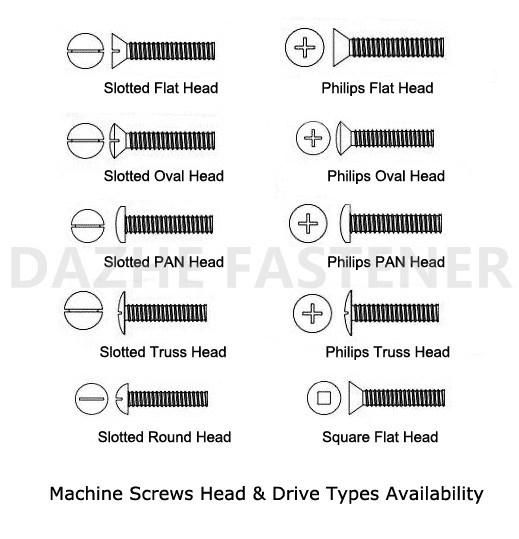 Stainless Steel Screw Oval Countersunk Head Machine Screw