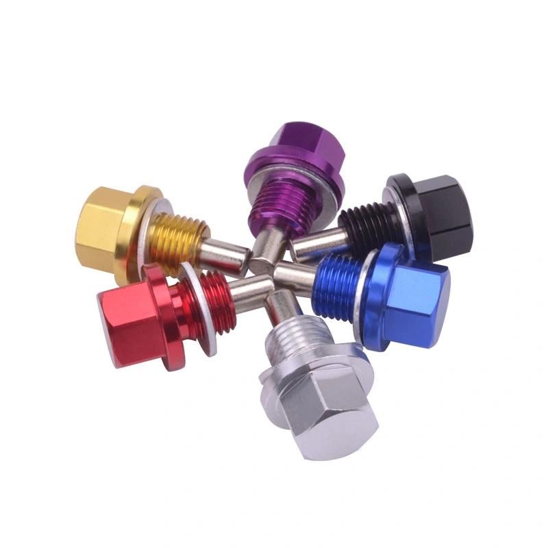 Universal Aluminum M12*1.5 Magnetic Oil Sump Nut Oil Plug Screw