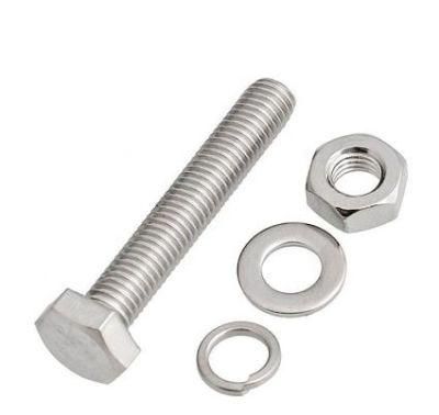 Made in China DIN931 SS304 316 Half Thread Hex Bolt