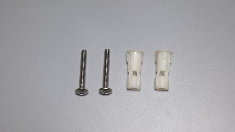 Toilet Cover Plastic Nylon SS304 Connecting Bolt