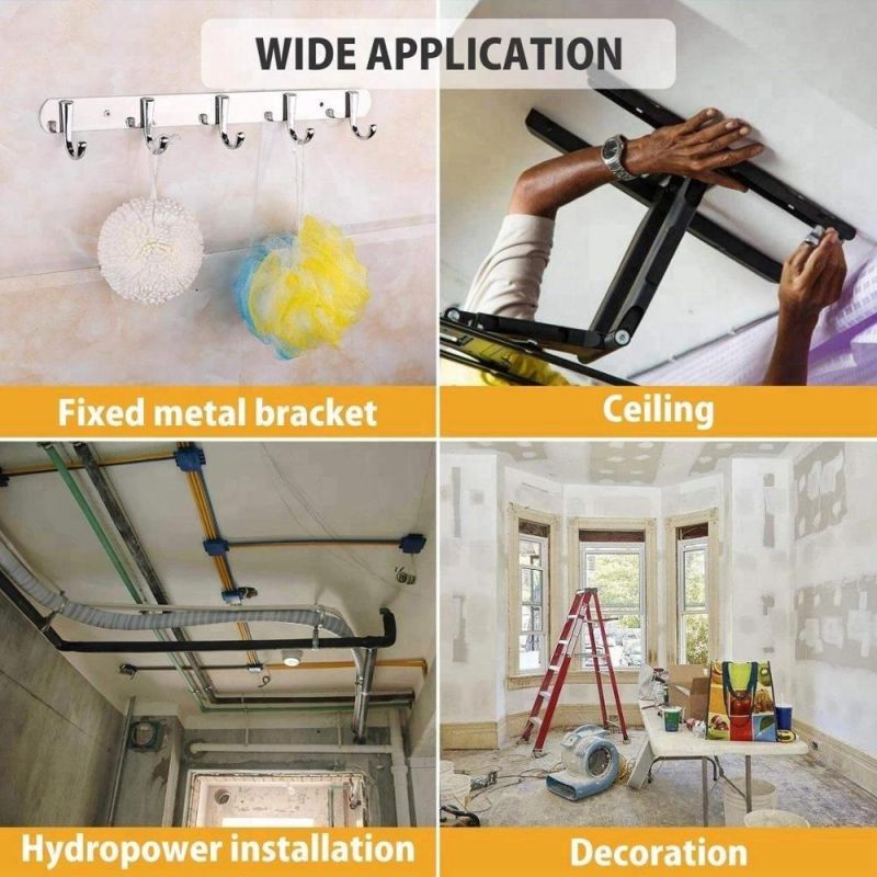 Drywall Plug Anchor, PE Sleeve Wedge Hollow Door Anchor in Bolt
