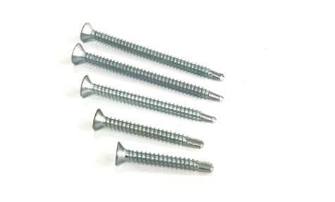 Phillips Flat Head Self Drilling Screws with Blue Zinc Plated in Size 3.9X32mm Packed with Cartons High Quality Carbon Steel Made Drilling Screws
