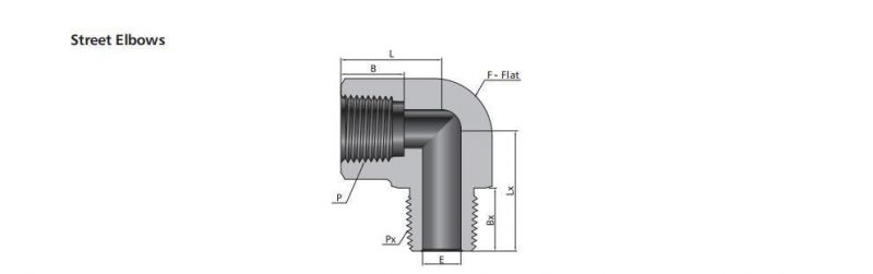 Hikelok Hylok Swagelok Type Male Pipe Fittings Street Elbow