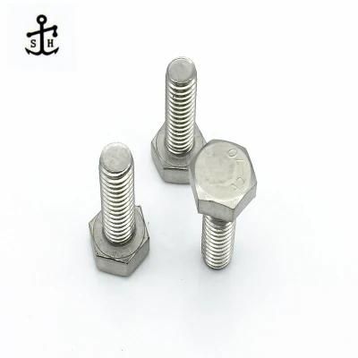 Good Price and Hight Quality Ss DIN933 A2-70 M10X25 Hex Bolt Made in China