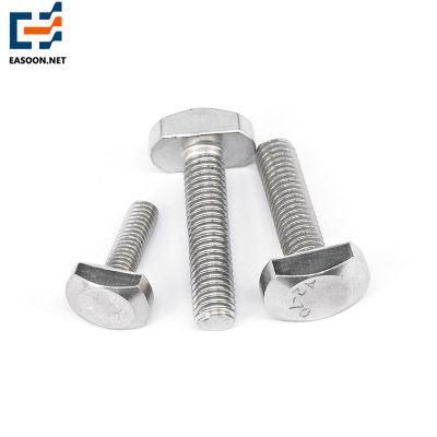 T-Bolt for Aluminum Profile Slot 8/10 Hammer Head, T-Bolt Nut 8.8 Stainless Steel T-Bolt Hammer Head Forged T Bolt Square Flat Head Bolts