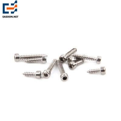 Nickel-Plated Countersunk Head Cross Recess Machine Self Tapping Screw GB70-85 Cup Head Hex Socket Bolt