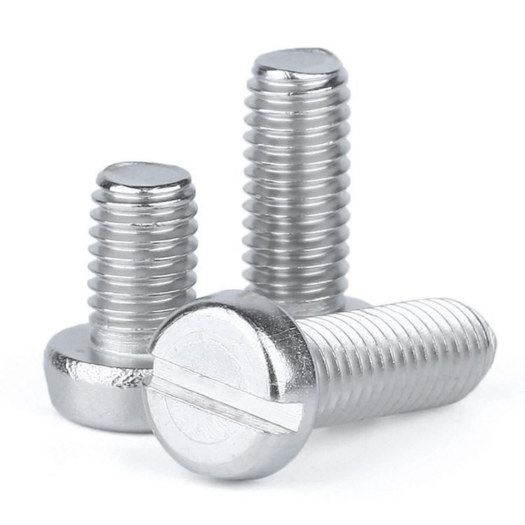 Stainless Steel DIN84 Slotted Cheese Head Screws