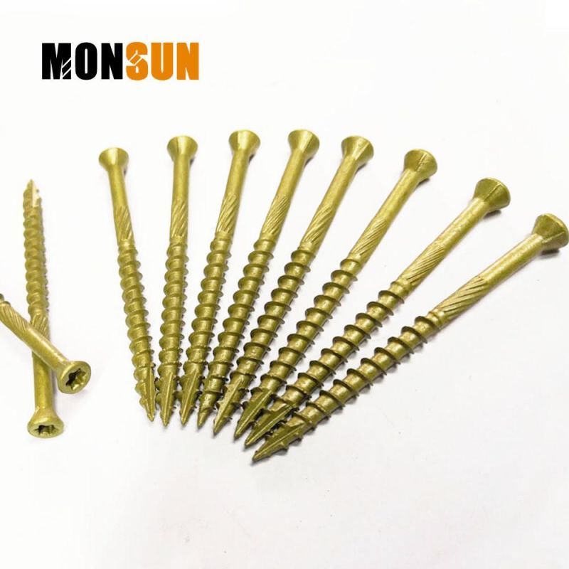 Torx Drive Wood Construction Screw Trim Head Type17 Point Terrace Screw