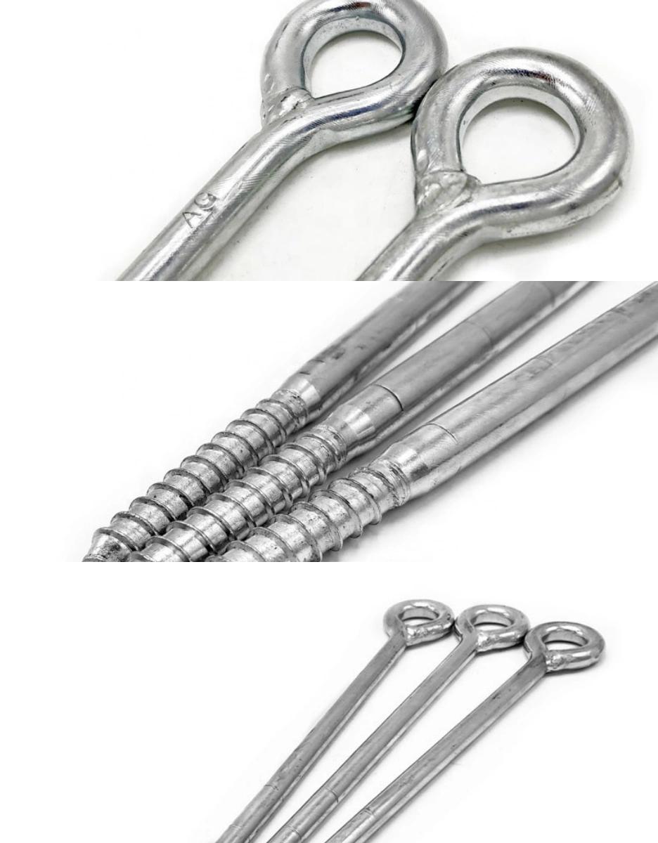 Hardware Eye Hook Wood Screw Stainless Steel 316 Screws 1#-14#