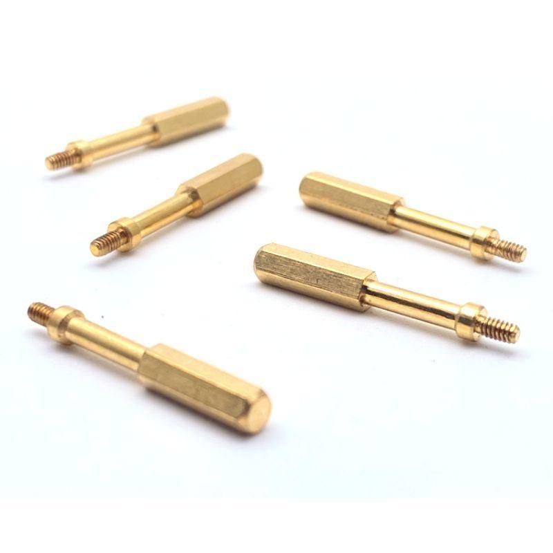 Special CNC Machining Step Shoulder Bolt Brass Hex Cap Screw