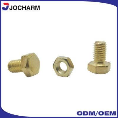 DIN961 Brass Copper Fine Pitch Thread Large Hex Head Bolt
