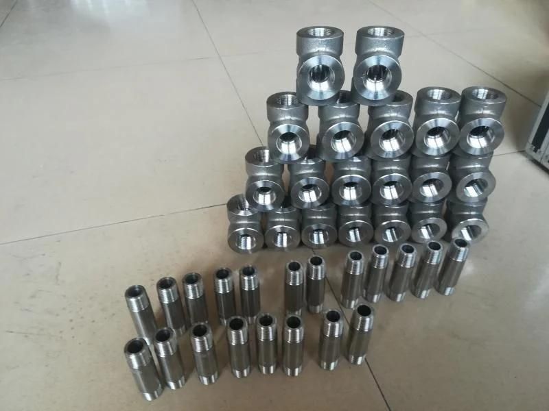 Forged Stainless/Carbon Steel NPT Threaded/Socket Weld (SW) Pipe Fittings