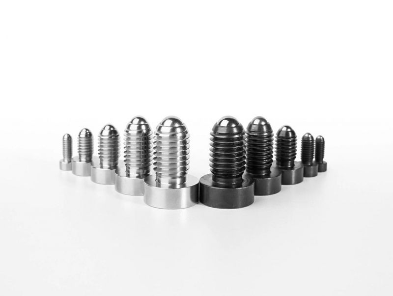 Stainless Steel Spring Plunger with Ball with Collar