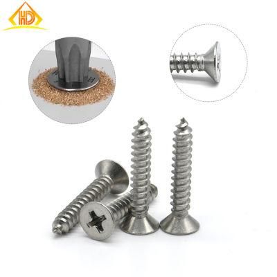 Stainless Steel A2-70 Cross Recessed Csk Head Tapping Screw