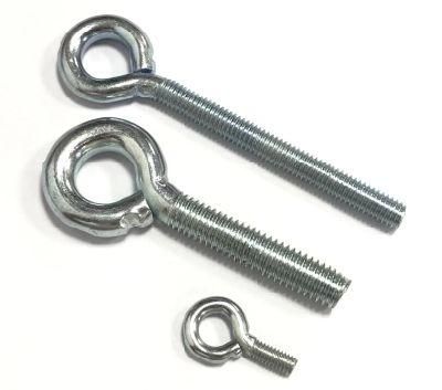 Carbon Steel Eye with Metric Thread Screws Zinc Plated