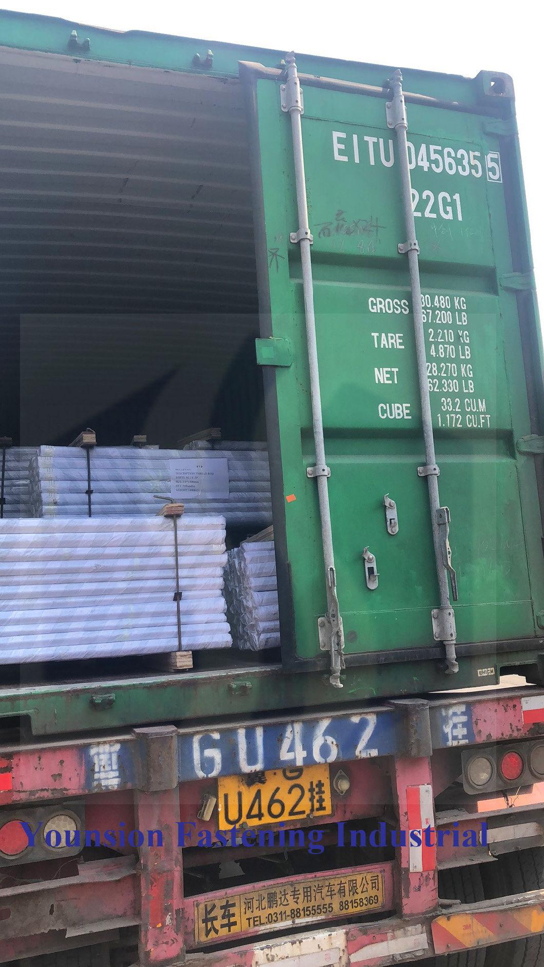 Hot DIP Galvanized Thread Rod HDG Threaded Rod in 1/4-1′′ and M6-M20