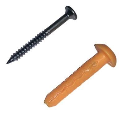 Fix Anchor Mushroom Head Screw Hammer Fixing Drive Anchor Plastic Anchor