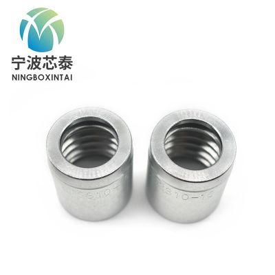 Steel Material 03310 Reusable Hydraulic Hose Ferrule Fittings Ferrule for Tef Lon Hose SAE 100r1at/SAE 100r 2at