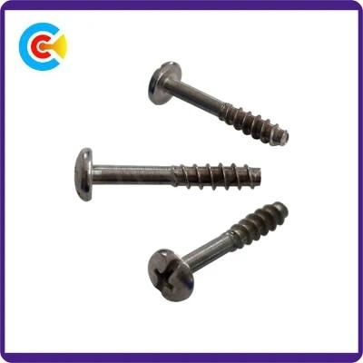 GB/DIN/JIS/Ans Carbon-Steel/Stainless-Steel Phillips/Slot Inch Flat-Tail Self-Tapping Cabinets British Flange Screws