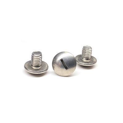 Stainless Steel 304 316 Truss Mushroom Head Slotted Machine Screw