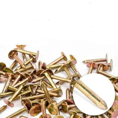 Yellow Zin High Quality Clout Nails/Roofing Nails/Big Head Nails/Falt Head Nails