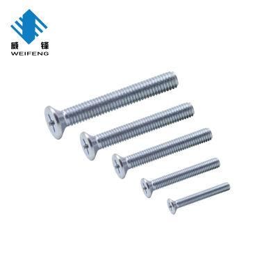 Bulk Packing Countersunk Head Cross Slotted Machine Screw