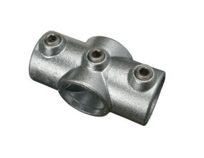 Galvanized Cross Key Clamp Pipe Fitting Used for 27mm Pipe Furniture