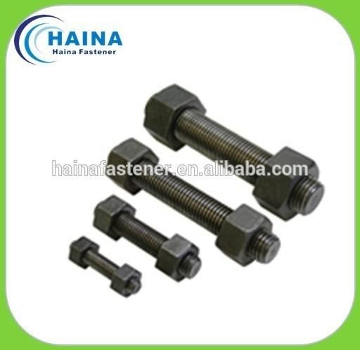 ASTM A193-B7 Stud Bolt with A194 2h Heavy Hex Nut