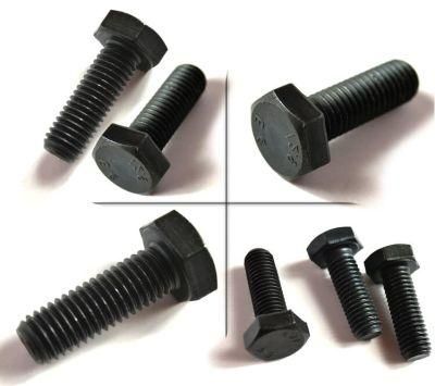 Black - Grade 8.8 - M30 - 1-1/4 - ASTM - A325m/A325 - Heavy Hexagon Head Bolt/Heavy Hex Bolt- Carbon Steel - Nl10 Weathering Steel
