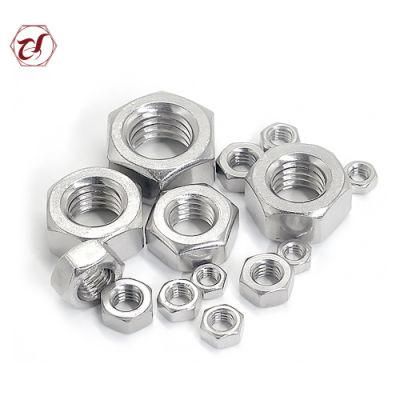 A2-70 Stainless Steel 304 Hex Head Nut DIN 934 Hex Nut