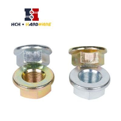 Hex Flange Nut with Serration Zinc Plated