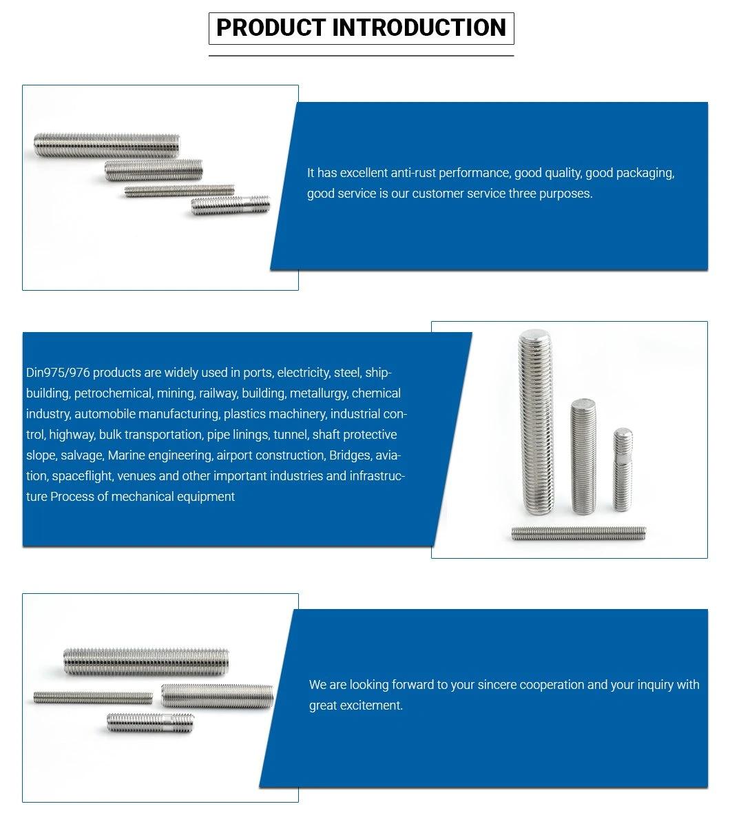 Stainless Steel 304 Thread Rod DIN 975 A2 Threaded Rod 304 Threaded Rod 316 Threaded Rod