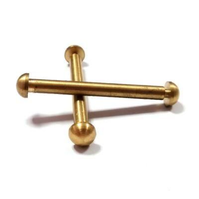 Customized Special Round Head Chicago Male Female Brass Connecting Screws