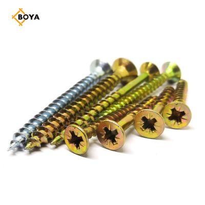 China Factory Direct Fastener Supplier Pozi Flat Head Chipboard Screw