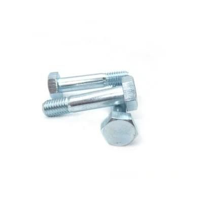 Factory Price Hex Bolt Zinc Plated Galvanized DIN 933 Full Thread 4.8 Grade