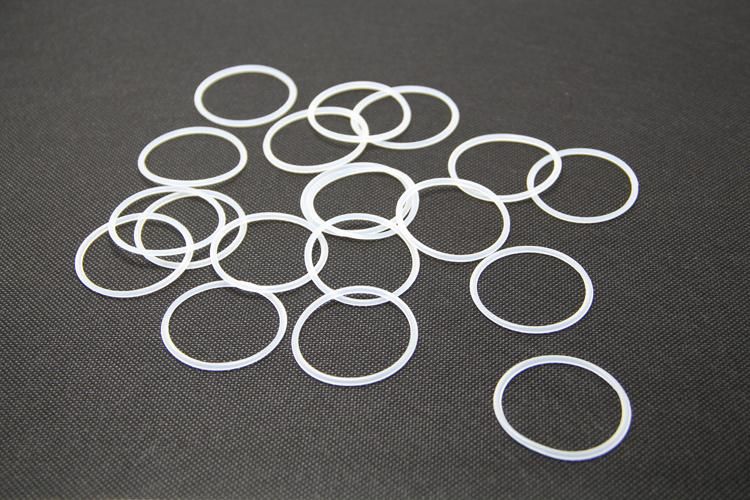White Color Custom Silicone Rubber Seal Ring Washer